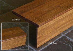 Haute qualité tissé Strand panneau de bambou Sairs intérieure