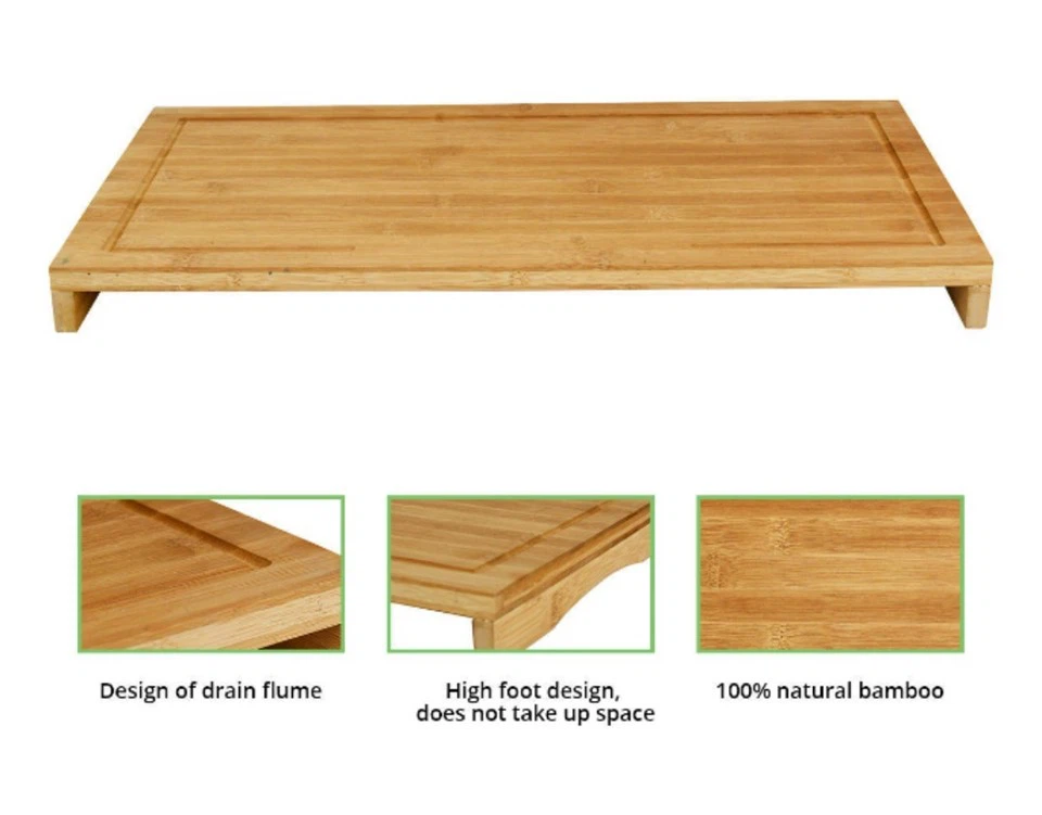 Extra Large Bamboo Cutting With 2 Stand Slot-Promotional Cutting Board