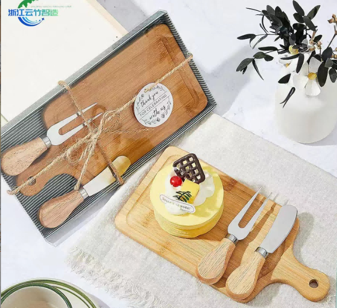 Ensembles de planches à fromage en bambou