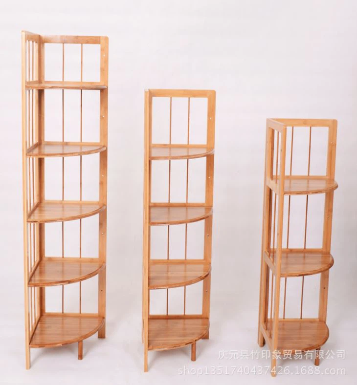 Étagère de rangement WC en bambou