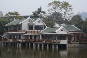 Bambou composite dans le parc Zhongshan Xiamen