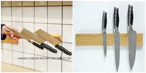 L'étagère à couteaux en bambou Magnet